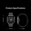 U8 Pro Smart Watch - Heart Rate & Blood Pressure Monitoring (Gold) - 8