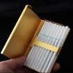 Ultra-thin Silver Metal Cigarette Case for Women - 3