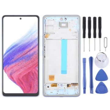 Samsung Galaxy A53 5G SM-A536 OLED LCD Screen Digitizer Assembly Blue - 1