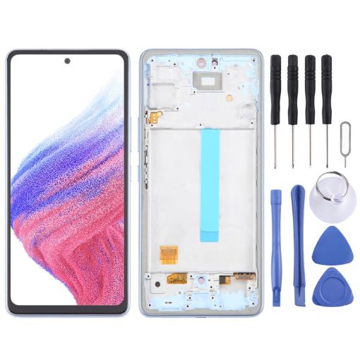 Samsung Galaxy A53 5G SM-A536 OLED LCD Screen Digitizer Assembly Blue - 1