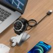 Garmin Fenix 7 Smart Watch Metal Charger Stand - Silver - 8