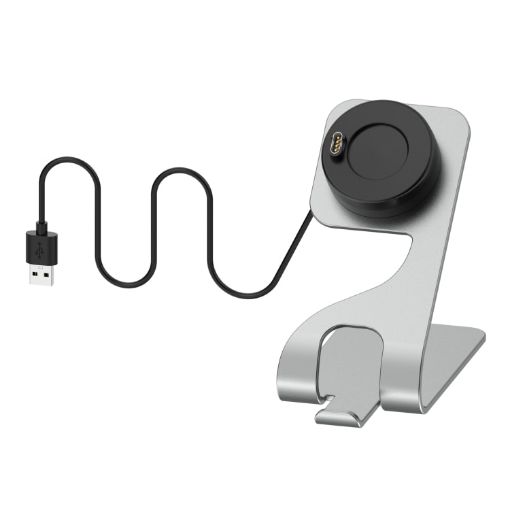 Garmin Vivoactive 4S Rotatable Magnetic Charging Base - Gray - 1