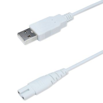 USB Charging Cable for Shaver/Water Refill Device - 1.25m White - 1