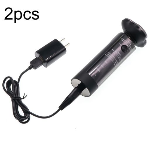 Xiaomi Mijia Electric Shaver USB Charging Cable - 2pcs Cable+CN Plug - 1