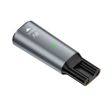 Philips Shaver/Clipper Charging Adapter - Type-C to 8V Oval (Grey) - 1