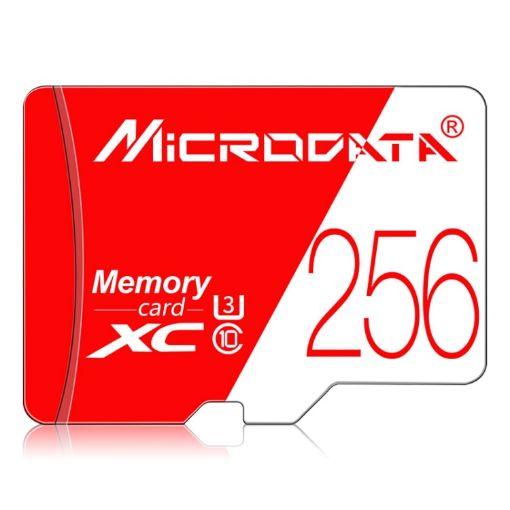MICRODATA 256GB High Speed U3 TF Memory Card - 1