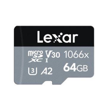 Lexar LKSTF1066X High-Speed TF Card 64GB for Motion Camera Surveillance - 1