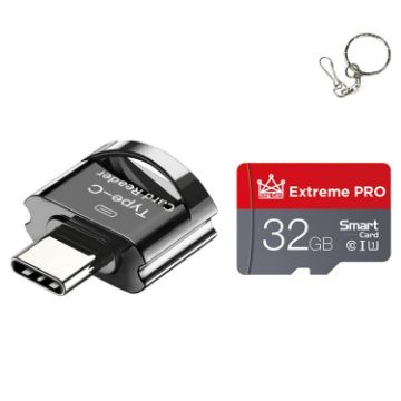 C10 TYPE-C Mobile Phone Memory Card 32GB - Black - 1