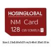 HOSINGLOBAL 90MB/s 128GB NM Card - Fast Speed, High Capacity - 2