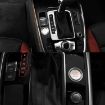 Audi Car Engine Start Key Push Button Ring Trim Aluminum Alloy Sticker (Silver) - 8