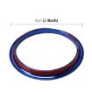4 PCS Car Outlet Rings for Audi A3 - Blue - 3