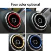 4 PCS Car Outlet Decorative Rings for Audi A3 - Magenta - 9