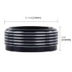 3 PCS Car Aluminum Air Conditioner Knob Case For Subaru - Black - 4