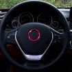 Red Aluminum Steering Wheel Ring for BMW - Car Decoration - 1