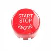 BMW G/F Chassis Car Engine Start Key Push Button Cover - Red - 2