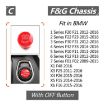 BMW G/F Chassis Car Engine Start Key Push Button Cover - Red - 5