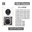 BMW G/F Chassis Car Engine Start Key Push Button Cover - Black - 5