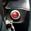Carbon Fiber Car Engine Start Key Push Button Cover Trim for BMW F/G Chassis - 1