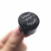 BMW F Chassis Carbon Fiber Engine Start Button Cover Trim - Black - 3
