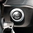 BMW F Chassis Carbon Fiber Engine Start Button Cover Trim - Black - 5