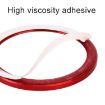 Volkswagen Car Engine Start Key Push Button Ring Trim Sticker (Red) - 4