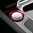 Volkswagen Car Engine Start Key Push Button Ring Trim Sticker (Red) - 8