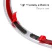 Red Aluminum Alloy Steering Wheel Cover for Jaguar - 4
