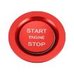 Red Car Engine Start Key Push Button Ring Trim for Land Rover/Jaguar - 2
