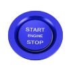 Blue Car Engine Start Key Push Button Trim for Land Rover/Jaguar - 2