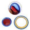 Car Engine Start Key Push Button Ring Trim Sticker for Cadillac/Chevrolet (Black) - 6