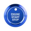 Ford F150 Blue Key Push Button Ring Trim Sticker Decoration - 1
