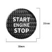 Carbon Fiber Engine Start Button Cover for VW Tiguan L 2017-2019 - 4