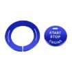 Blue Car Engine Start Key Push Button Trim Sticker for Infiniti - 2