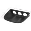 52mm 3 Hole Dash Gauge Meter Pod Mount Holder - Carbon Fiber - 6