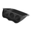 Car 52mm 3 Holes Dash Gauge Meter Pod Mount Holder, Black - 3