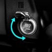 Car Engine Start Key Push Button Cover - Gun Metal - 8