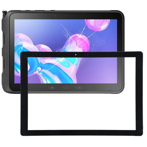 Samsung Galaxy TabPro S SM-W700 Front Screen Outer Glass Lens - Black - 1