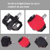 Venzo Spinning Bike Locking Pedal Conversion Plate - Black - 6