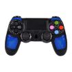Wireless Bluetooth Diamond Texture Game Handle Controller for Sony PS4 (Blue) - 2