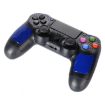Wireless Bluetooth Diamond Texture Game Handle Controller for Sony PS4 (Blue) - 3