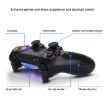 Wireless Bluetooth Diamond Texture Game Handle Controller for Sony PS4 (Blue) - 5