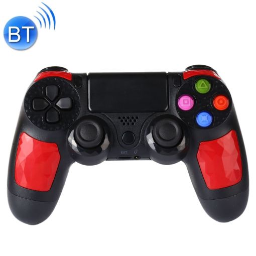 Wireless Bluetooth Diamond Texture Game Handle Controller for Sony PS4 - 1