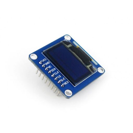Waveshare 0.96" OLED 128x64 SPI/I2C Vertical Pinheader - 1
