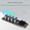 Waveshare PCIe X1 to X16 Expander - M.2 to PCIe 4-Ch - 24003 - 6