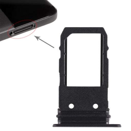 Google Pixel 2 SIM Card Tray - Black - 1