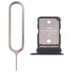 Google Pixel 6A SIM Card Tray with Pin - Black - 1