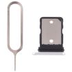 Google Pixel 7 SIM Card Tray with SIM Pin - Silver - 1
