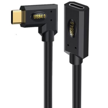 240W USB-C Male to Female Data Extension Cable, 1m Length - 1