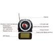 CC-309 Full Band Detector with LED Screen Display, Black - 5