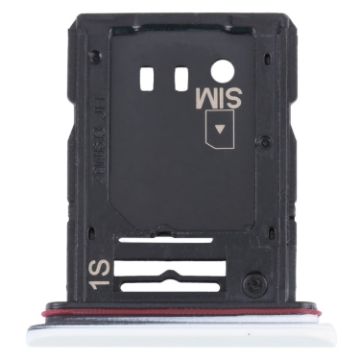 Sony Xperia 10 III SIM Card Tray + Micro SD Card Tray - White - 1